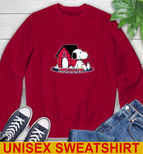 MLB Baseball Los Angeles Angels Snoopy The Peanuts Movie Shirt Sweatshirt 7