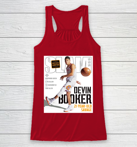 Devin Booker Slam Magazine Cover Phoenix Suns Racerback Tank 4