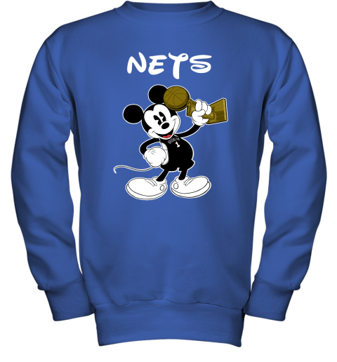 Mickey Brooklyn Nets Youth Sweatshirt