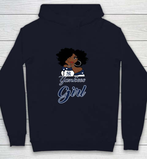 New York Yankeess Girl MLB Youth Hoodie 3