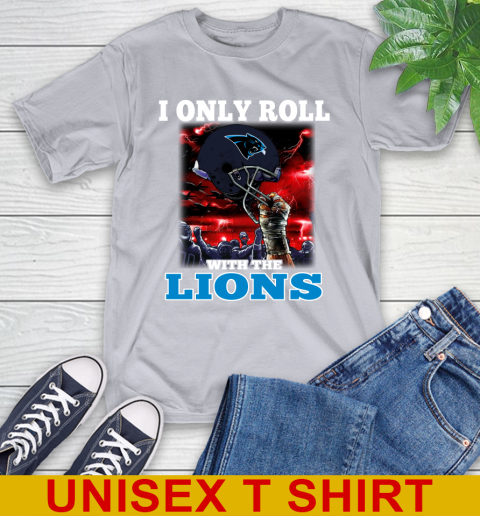 Carolina Panthers NFL Football I Only Roll With My Team Sports T-Shirt 5