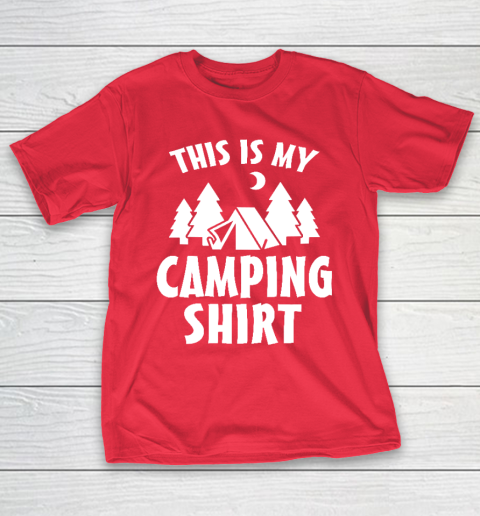 This is My Camping Shirt  Funny Camping T-Shirt 9
