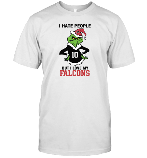 I Hate People But I Love My Falcons Atlanta Falcons NFL Teams Unisex Jersey Tee
