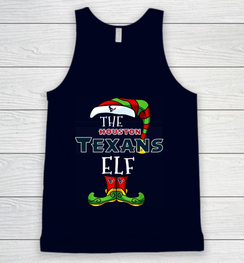 Houston Texans Christmas ELF Funny NFL Tank Top 2