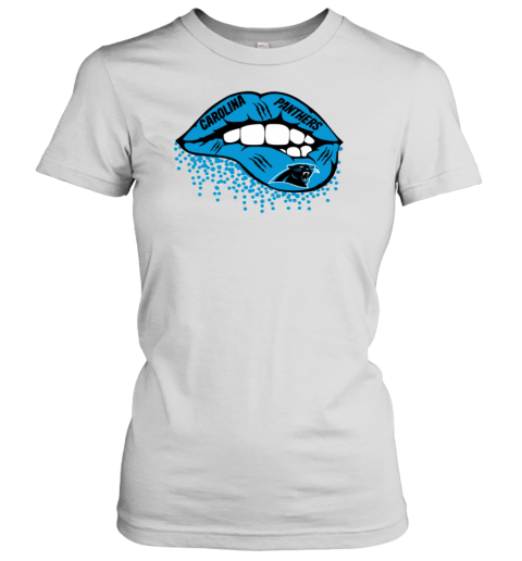 Carolina Panthers Lips Inspired Women's T-Shirt