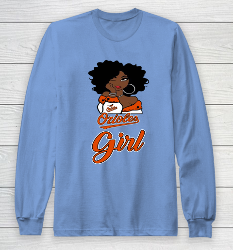 Baltimore Orioles Girl MLB Long Sleeve T-Shirt 11
