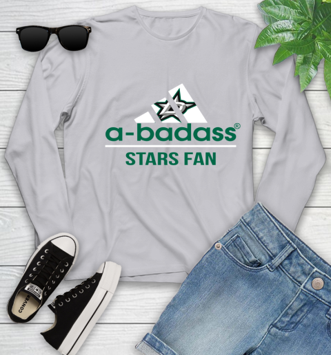 NHL A Badass Dallas Stars Jackets Fan Adidas Hockey Sports Youth Long Sleeve 5