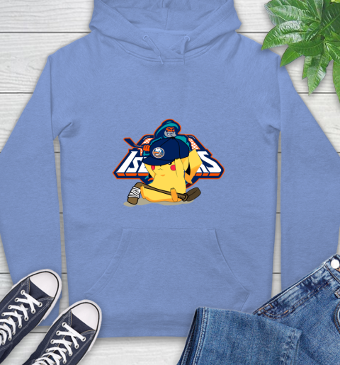NHL Pikachu Hockey Sports New York Islanders Hoodie 11