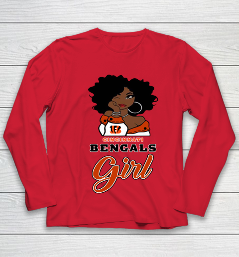 Cincinnati Bengals Girl NFL Youth Long Sleeve 10