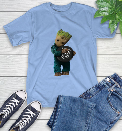 NHL Groot Guardians Of The Galaxy Hockey Sports Vegas Golden Knights T-Shirt 11