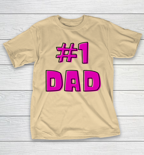 #1 Dad, WORLD'S BEST DAD  Happy Fathers Day T-Shirt 5