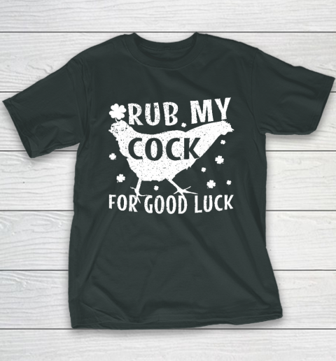 Rub My Cock For Good Luck Youth T-Shirt 3