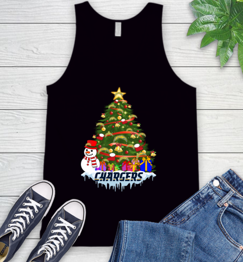 Los Angeles Chargers Merry Christmas NFL Football Sports Tank Top 3 Los Angeles Chargers Merry Christmas NFL Football Sports Tank Top - Image 3