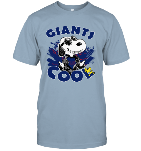 New York Giants Snoopy Joe Cool We're Awesome Unisex Jersey Tee