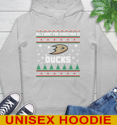 Anaheim Ducks NHL Hockey All I Want For Christmas Is My Team Sports 18