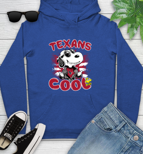 NFL Football Houston Texans Cool Snoopy Shirt Youth Hoodie 9