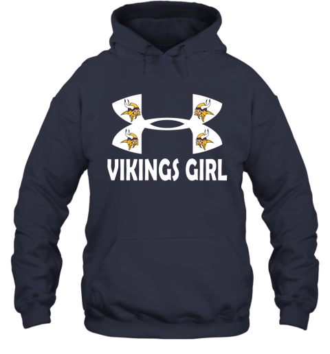 NFL Minnesota Vikings Girl Under Armour Football Sports z5QKPFpp974 hoodie 23 95 151514 front navy