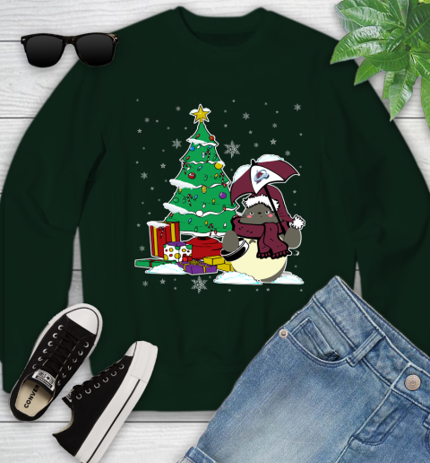 Colorado Avalanche NHL Hockey Cute Tonari No Totoro Christmas Sports Youth Sweatshirt 9