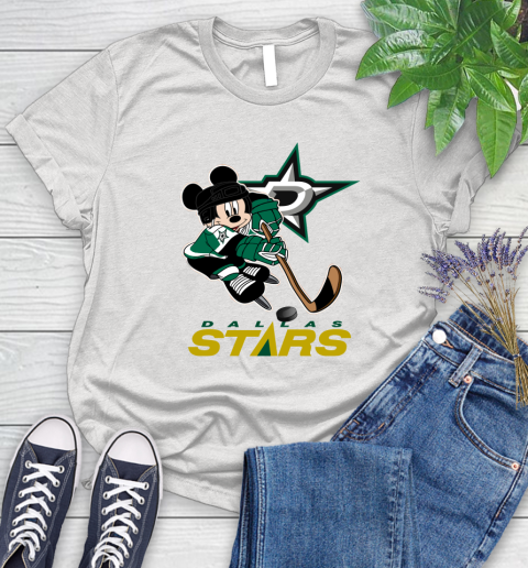 NHL Dallas Stars Mickey Mouse Disney Hockey T Shirt Women's T-Shirt