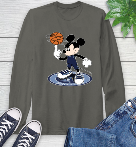 NBA Basketball Memphis Grizzlies Cheerful Mickey Disney Shirt Long Sleeve T-Shirt 9