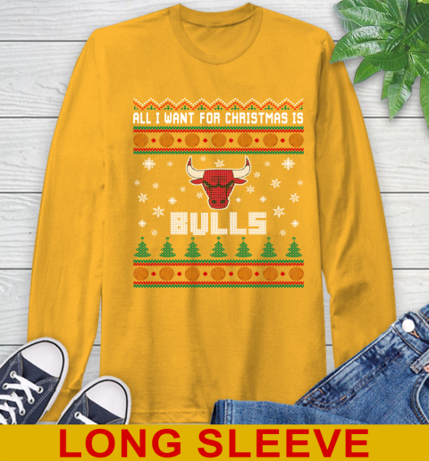 NBA All I Want For Christmas Is Chicago Bulls Basketball Sports 56