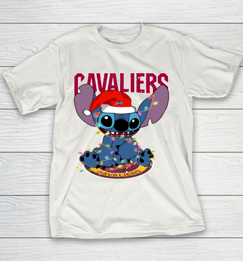 Cleveland Cavaliers NBA noel stitch Basketball Christmas Youth T-Shirt