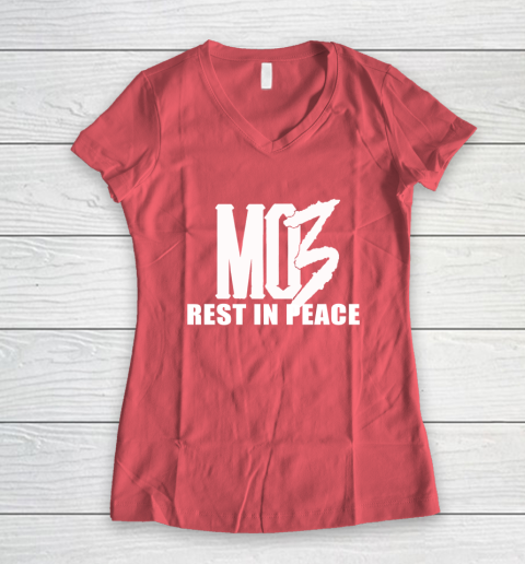 Rest In Peace MO3 RIP Women's V-Neck T-Shirt 4
