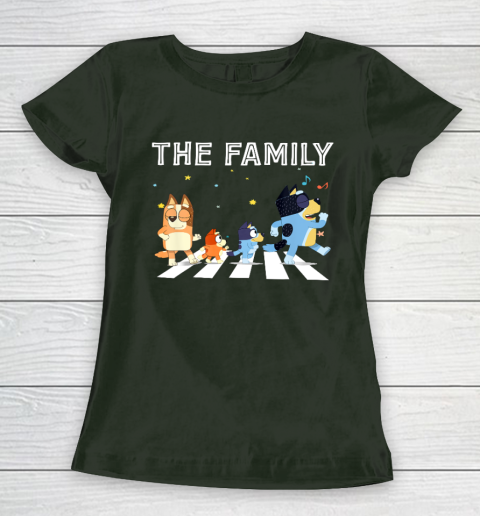 The Heeler Family Bluey Dad Mom For Lover Women's T-Shirt 4