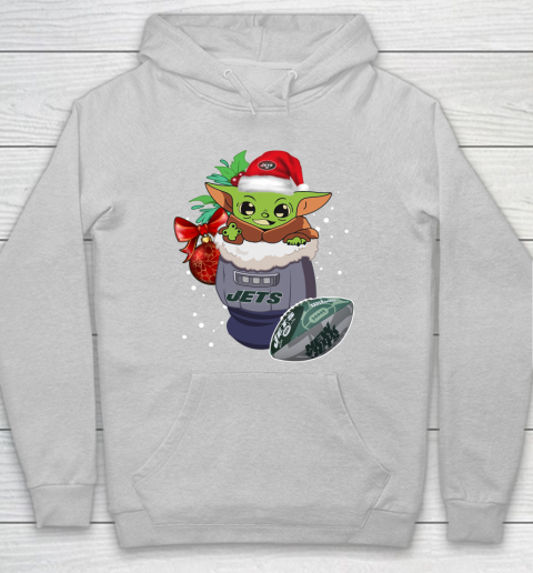 New York Jets Christmas Baby Yoda Star Wars Funny Happy NFL Hoodie 6