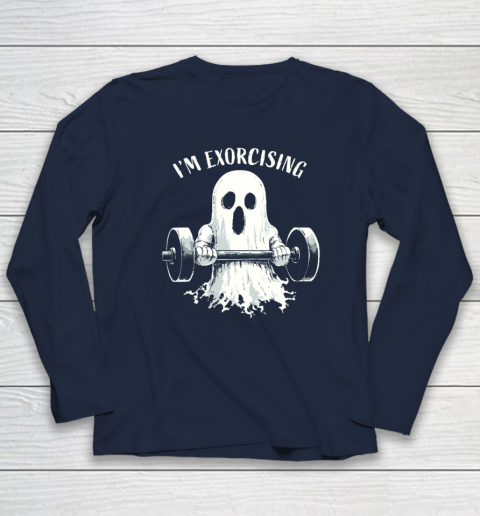I'm Exorcising Funny Ghost Halloween Long Sleeve T-Shirt 2