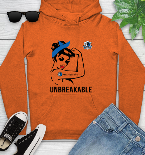 NBA Dallas Mavericks Girl Unbreakable Basketball Sports Youth Hoodie 3