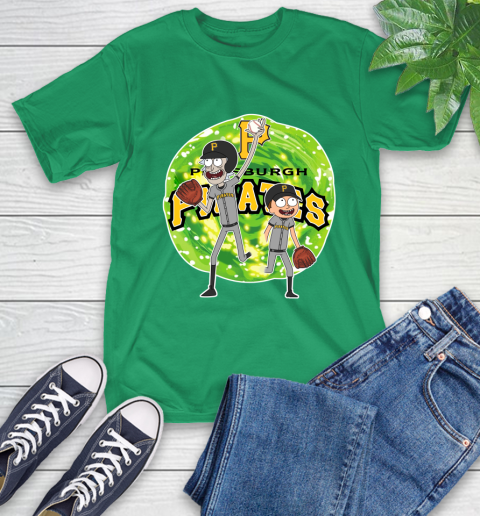 MLB Pittsburgh Pirates Rick And Morty Baseball Sports T-Shirt 7