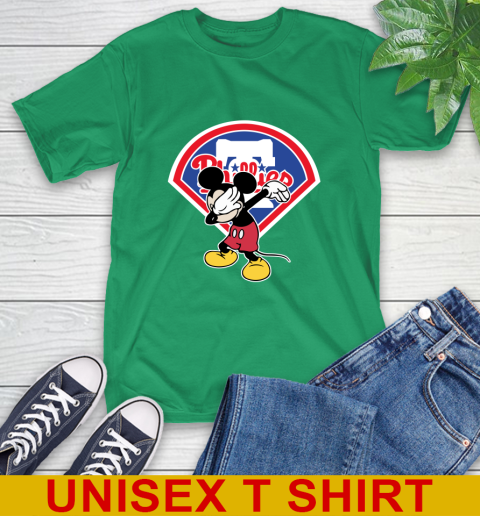 Philadelphia Phillies MLB Baseball Dabbing Mickey Disney Sports T-Shirt 7