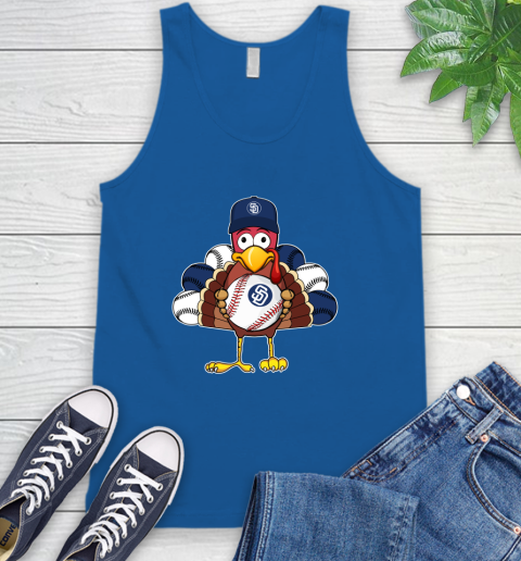 San Diego Padres Turkey thanksgiving Tank Top 6 San Diego Padres Turkey thanksgiving Tank Top - Image 6
