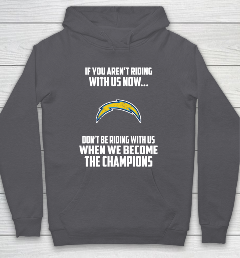 NFL Los Angeles Chargers Football We Become The Champions Hoodie 4