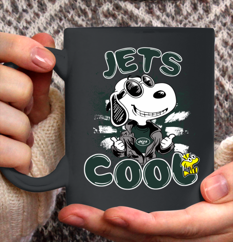 NFL Football New York Jets Cool Snoopy Shirt Ceramic Mug 11oz