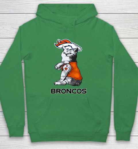 NFL Football My Cat Loves Denver Broncos Hoodie 5