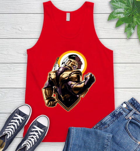 NFL Thanos Avengers Endgame Football Sports Washington Redskins Tank Top 6