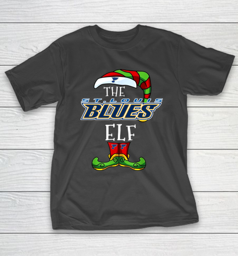 St.Louis Blues Christmas ELF Funny NHL T-Shirt