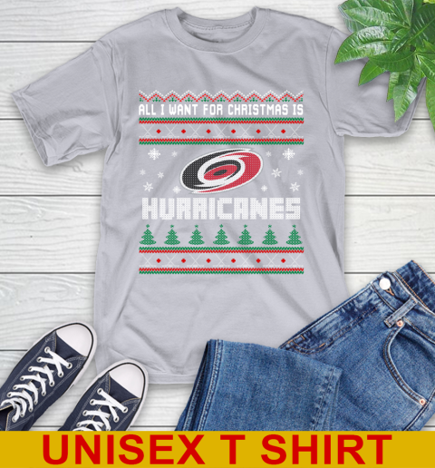 Carolina Hurricanes NHL Hockey All I Want For Christmas Is My Team Sports 5