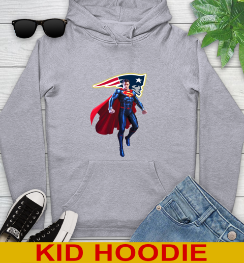 NFL Superman DC Sports Football New England Patriots Youth Hoodie 6