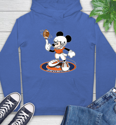 NFL Football Denver Broncos Cheerful Mickey Disney Shirt Hoodie 9