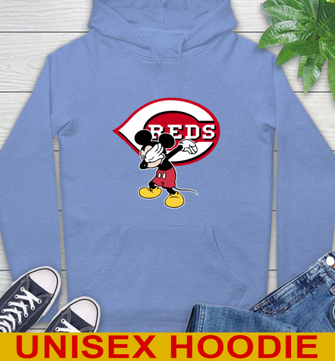 Cincinnati Reds MLB Baseball Dabbing Mickey Disney Sports Hoodie 11