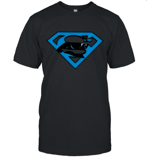 We Are Undefeatable The Carolina Panthers x Superman NFL Unisex Jersey Tee