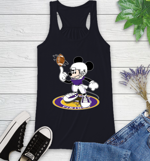 NFL Football Minnesota Vikings Cheerful Mickey Disney Shirt Racerback Tank 9