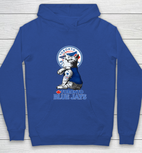 MLB Baseball My Cat Loves Toronto Blue Jays Youth Hoodie 6
