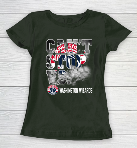 NBA Washington Wizards Basketball Can't Stop Vs Women's T-Shirt 4