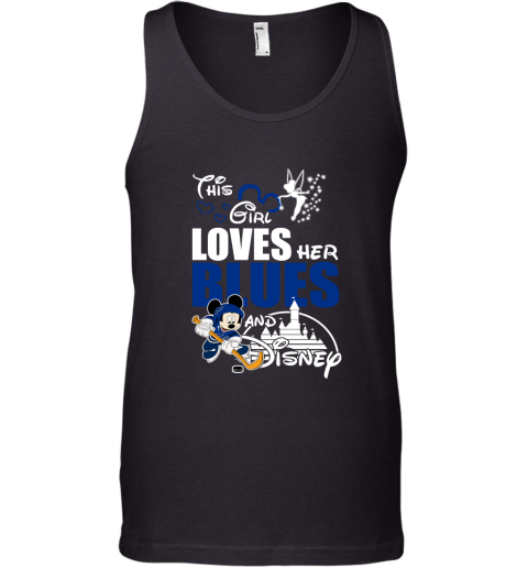 This Girl Love Her St. Louis Blues And Mickey Disney Tank Top