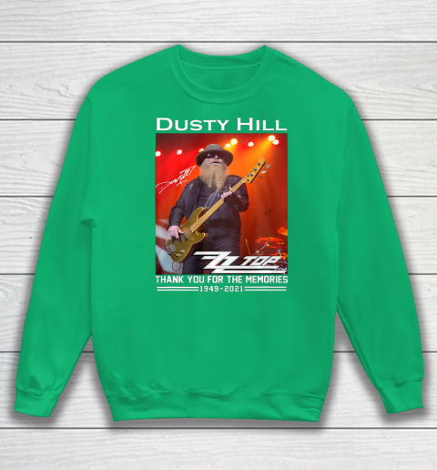 Dusty Hill Thank You For Memories Sweatshirt 5