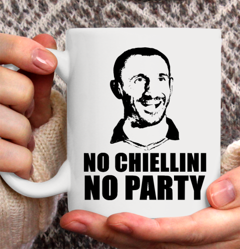 No Chiellini, No Party Italia Champion Euro Player Ceramic Mug 11oz